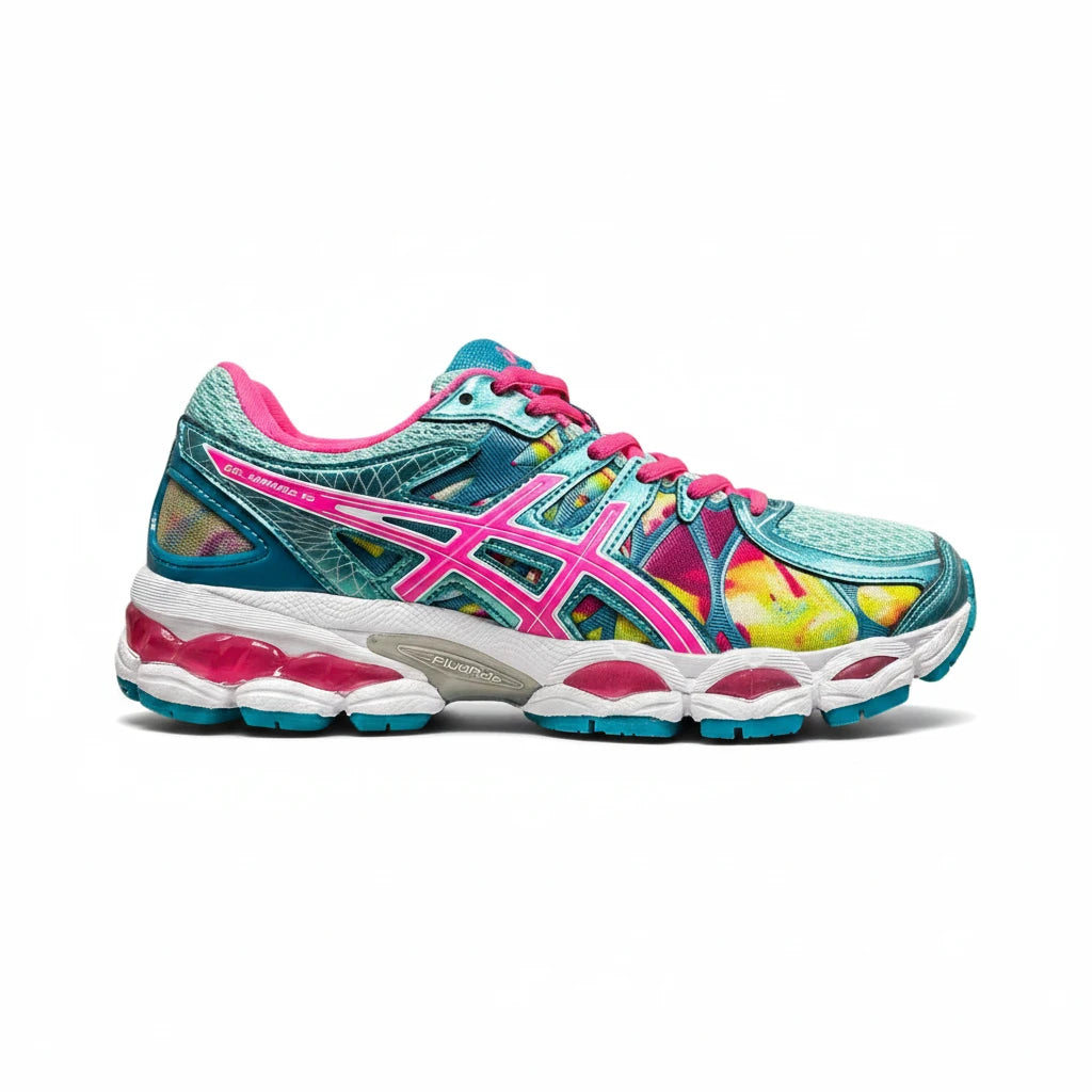 ASICS Nimbus 16 pink capri blue